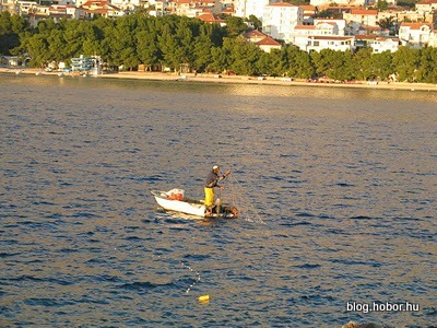Fishermen in MAKARSKA, Croatia