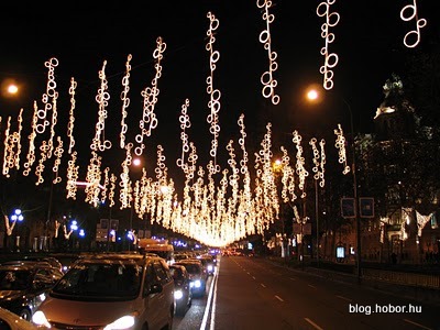 Christmas lights of MADRID, Spain