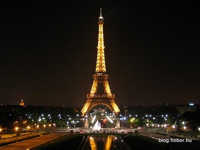 Eiffel Tower by night, PARIS, France